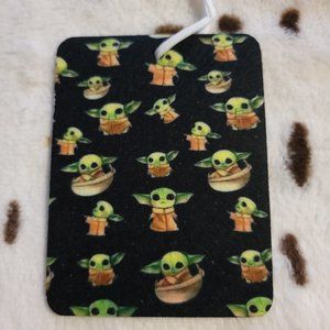 Baby Yoda Unscented Hanging Car Air Freshener Freshie